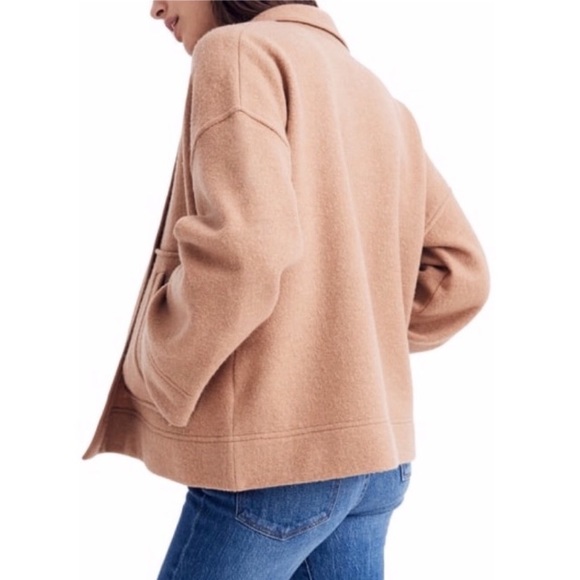 Madewell Lisbon Jacket Chore Kimono Coat Camel Tan - Picture 2 of 14
